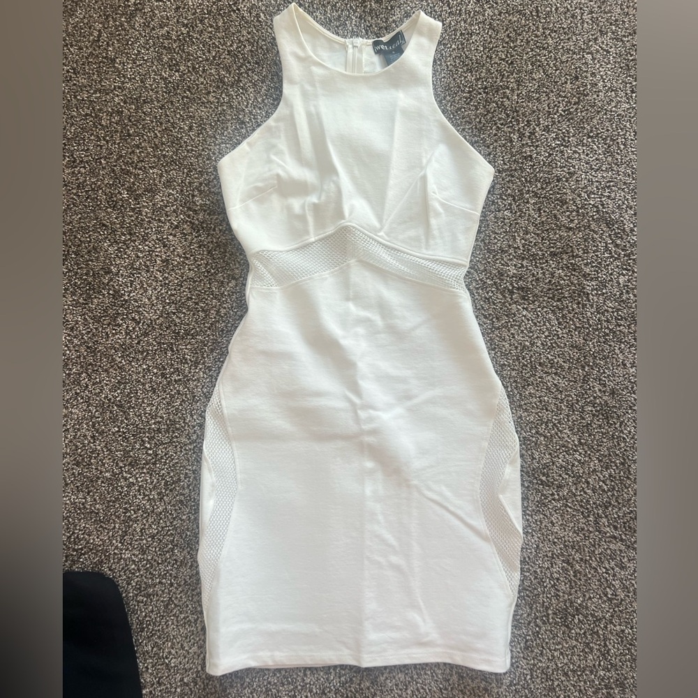 Wet Seal White Backless Dress